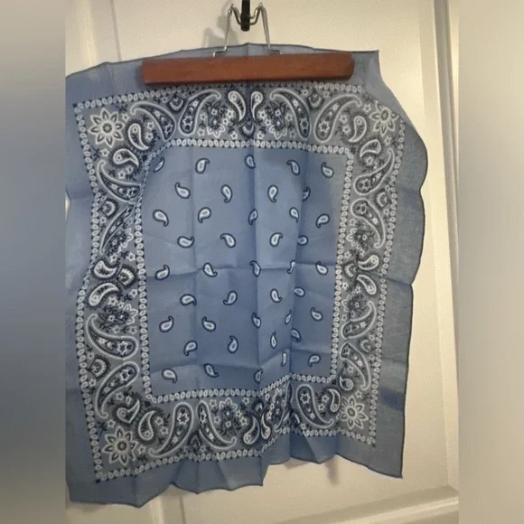 Light Blue Handkerchief - Picture 2 of 6